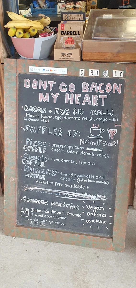 Menu, The Handlebar