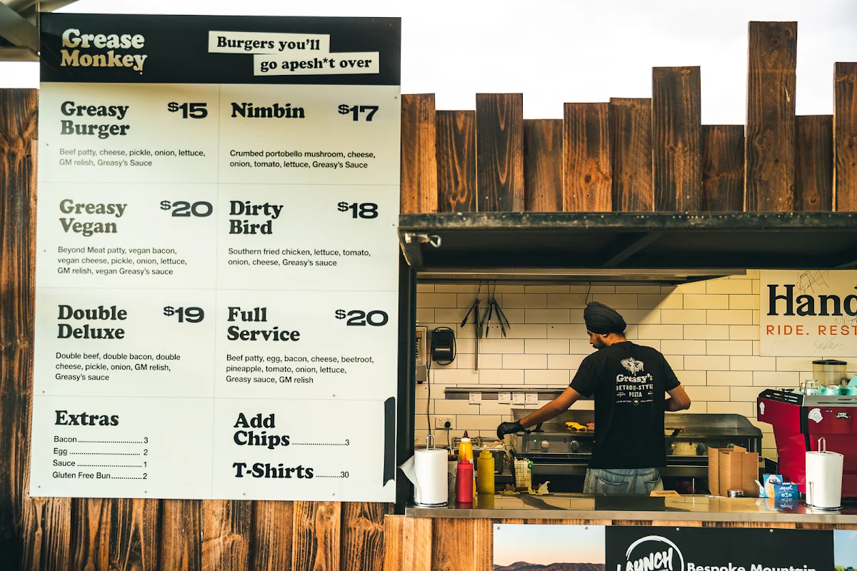 Menu, The Handlebar