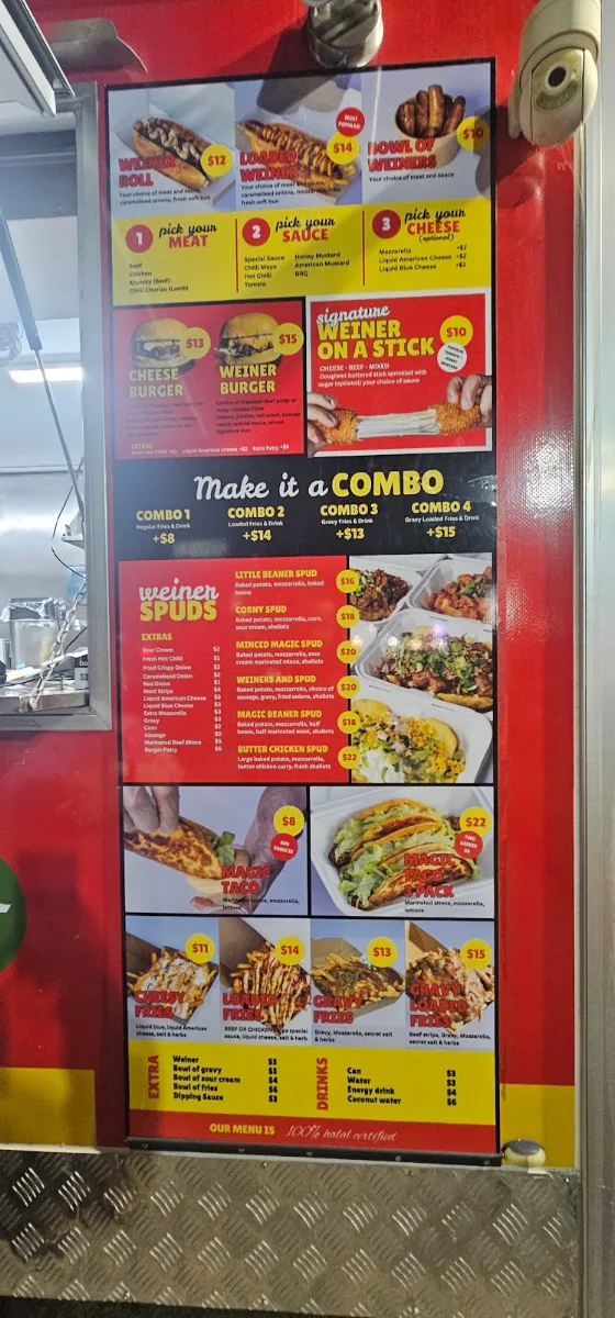 Menu, Little Weiner