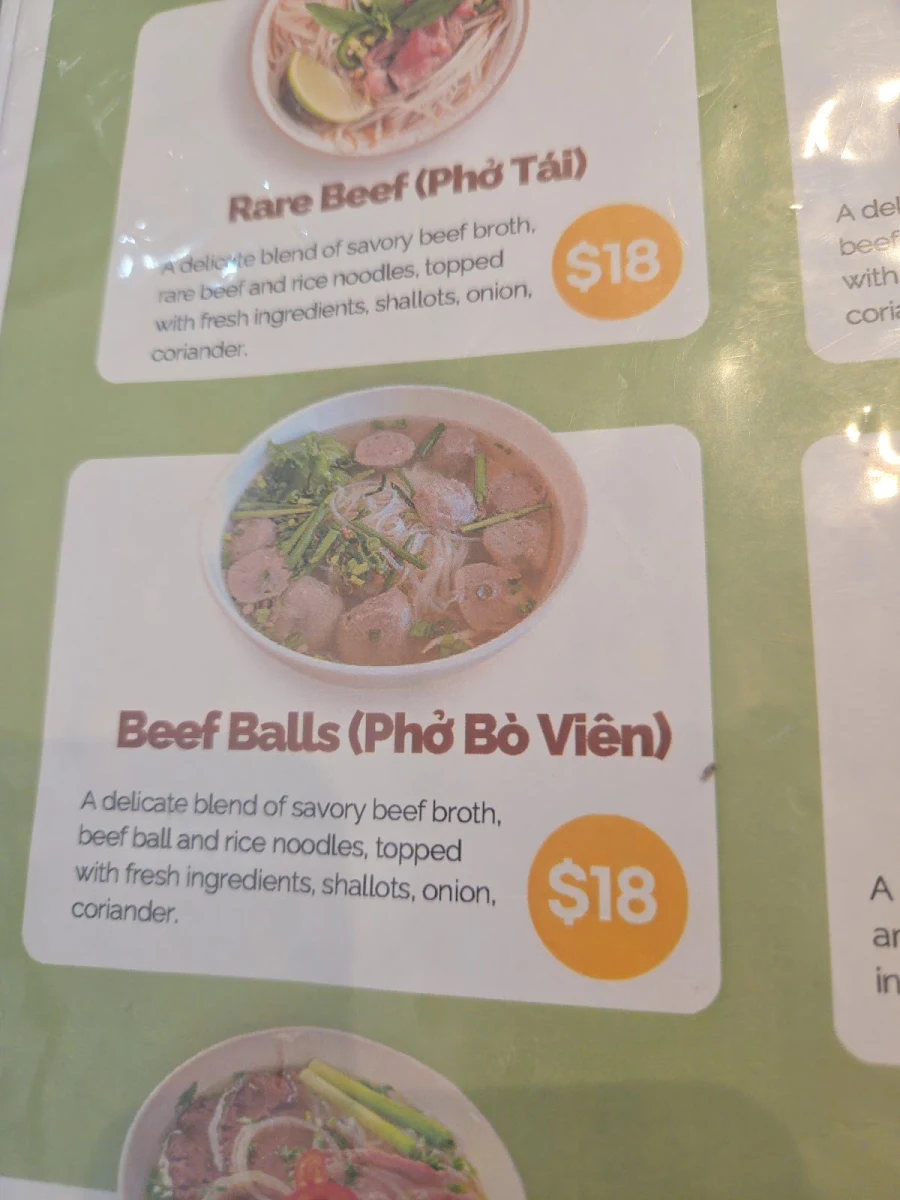 Menu, My Lotus Cafe