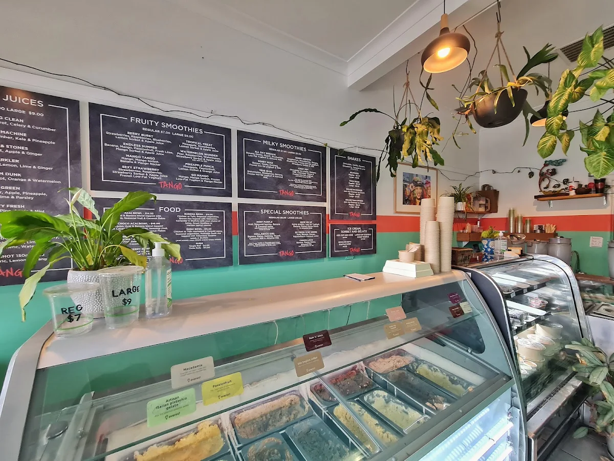 Vibe, Tango Juice Bar & Ice-Creamery