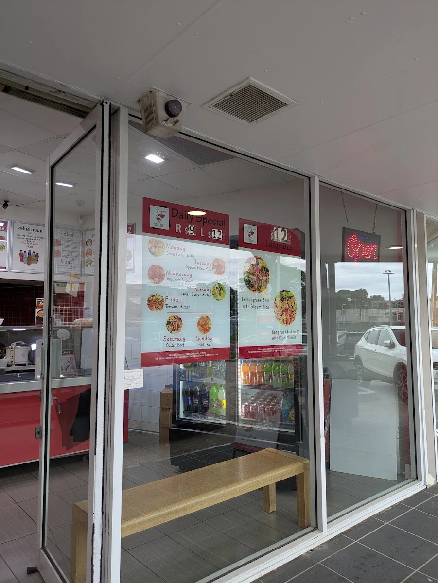 Menu, Red Star Noodle & Rice Bar