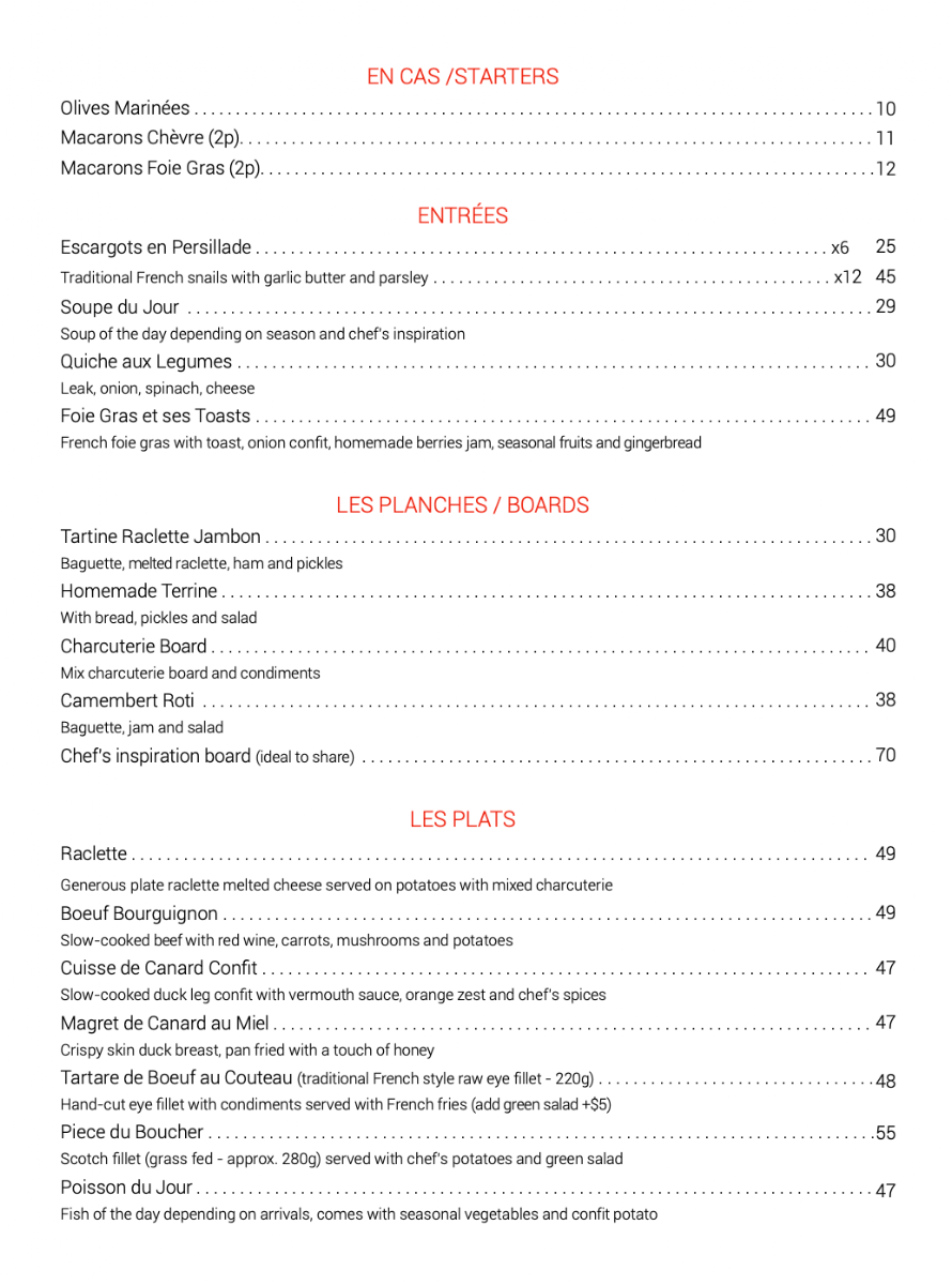 Menu photo 1