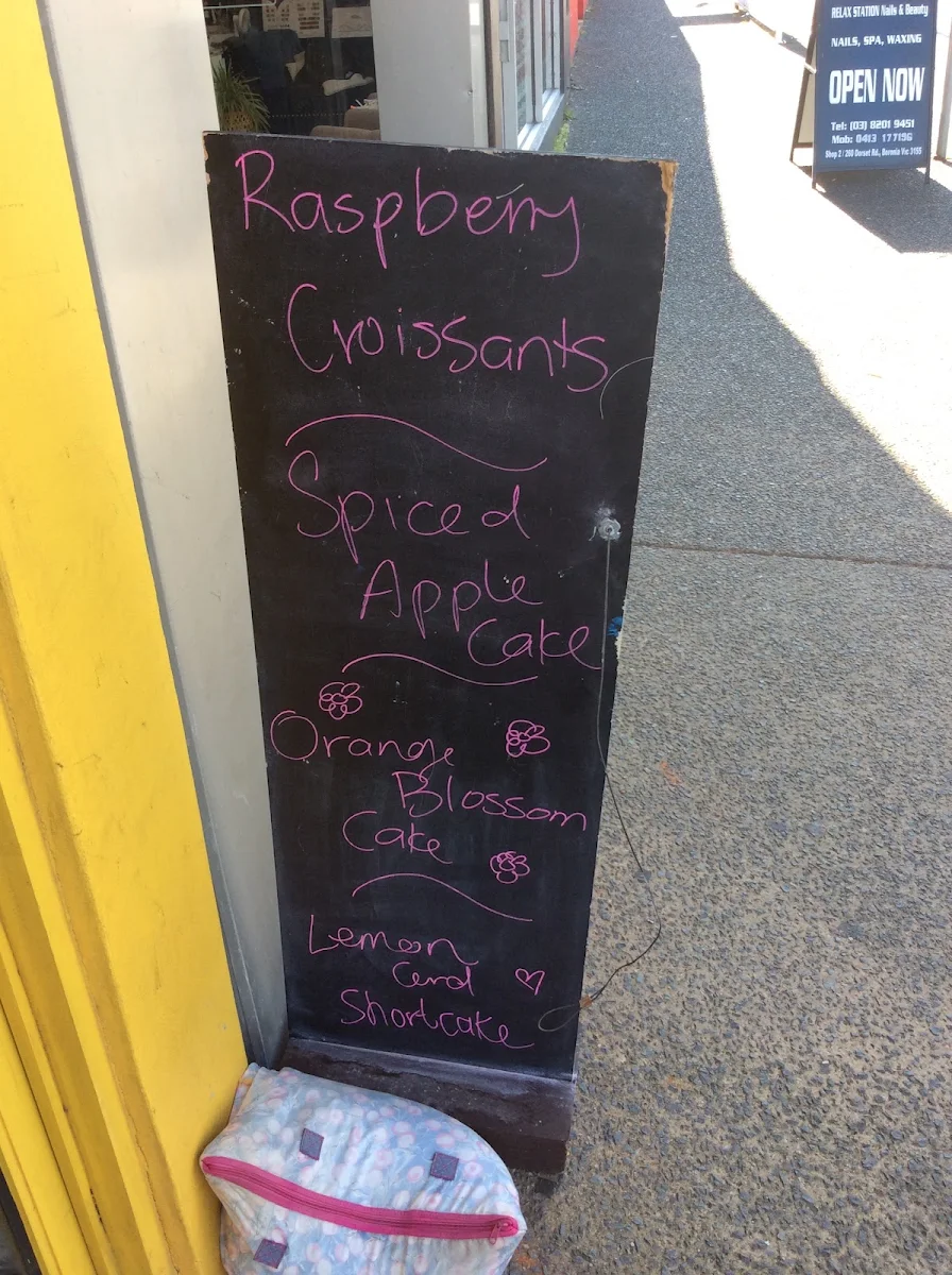 Menu, The Drop In Cafe