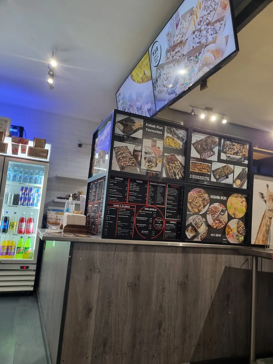 Menu, Bendigo Kebab Run