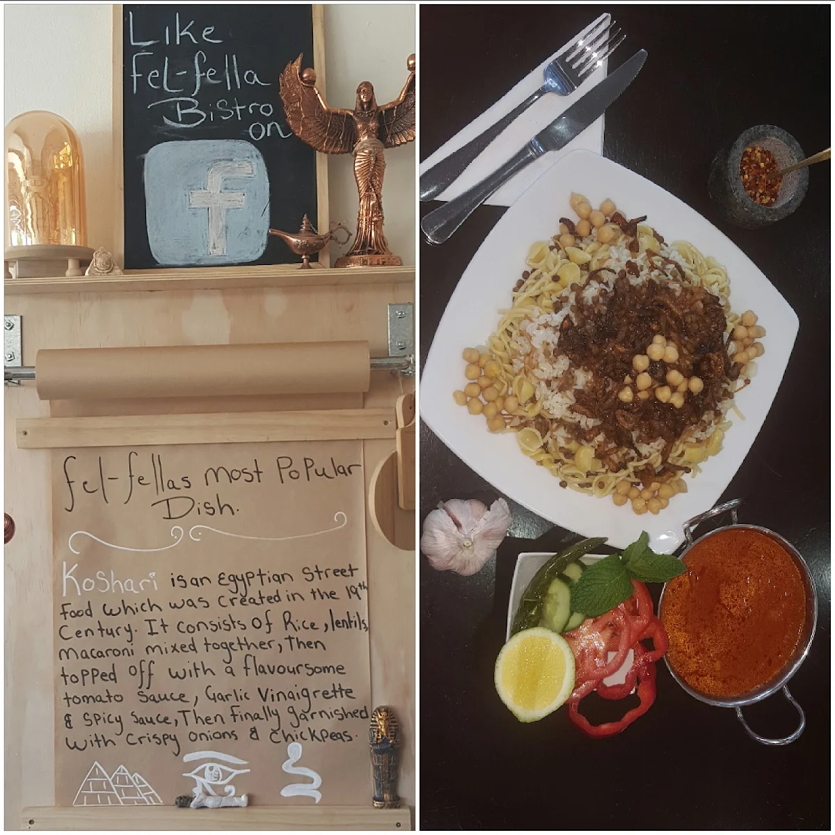 Menu, Fel-Fella Pizza