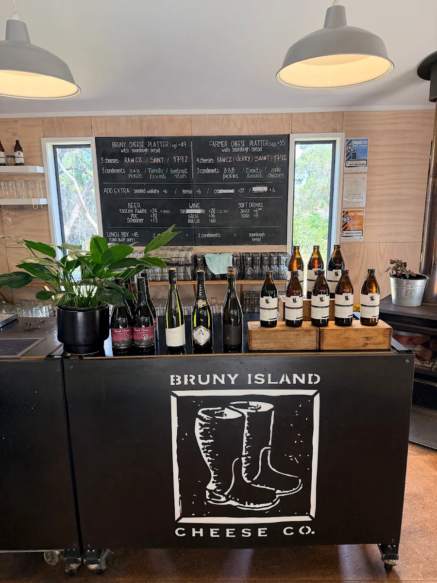 Menu, Bruny Island Beer Co