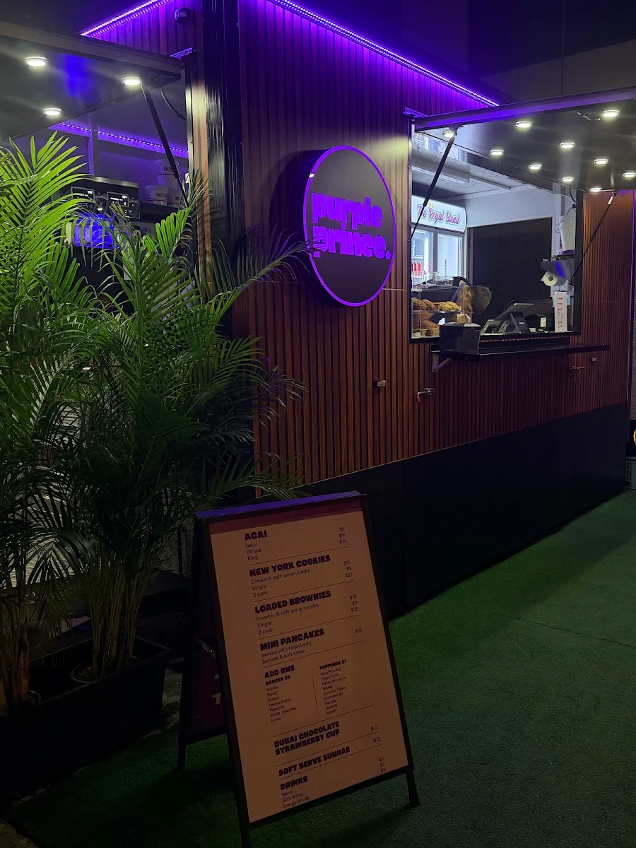 Menu, Purple Prince