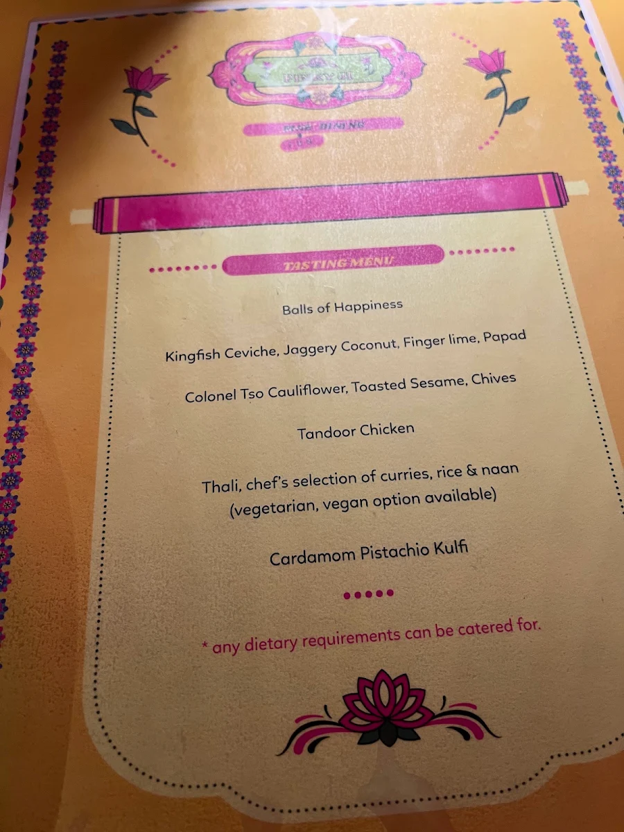 Menu, Pinky Ji