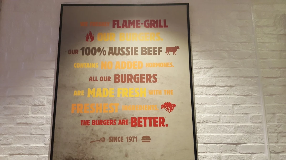 Menu, Hungry Jack's Burgers Ingleburn