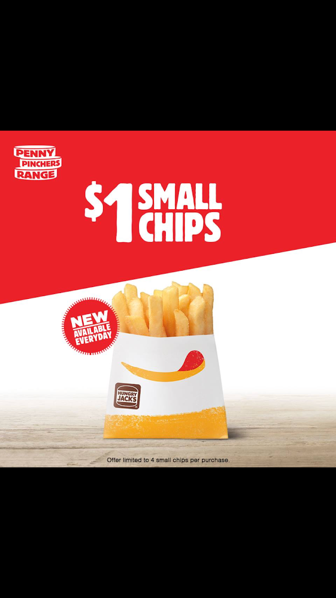 Menu, Hungry Jack's Burgers Ingleburn