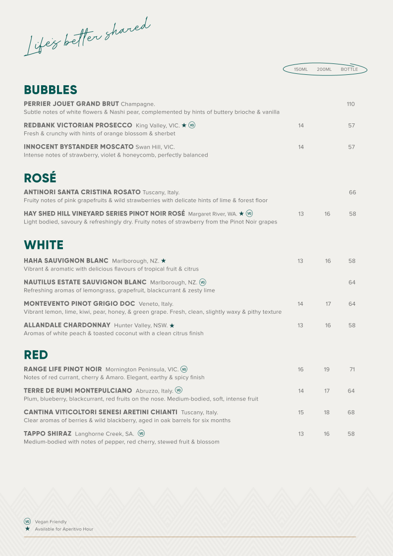 Menu, Corbett & Claude