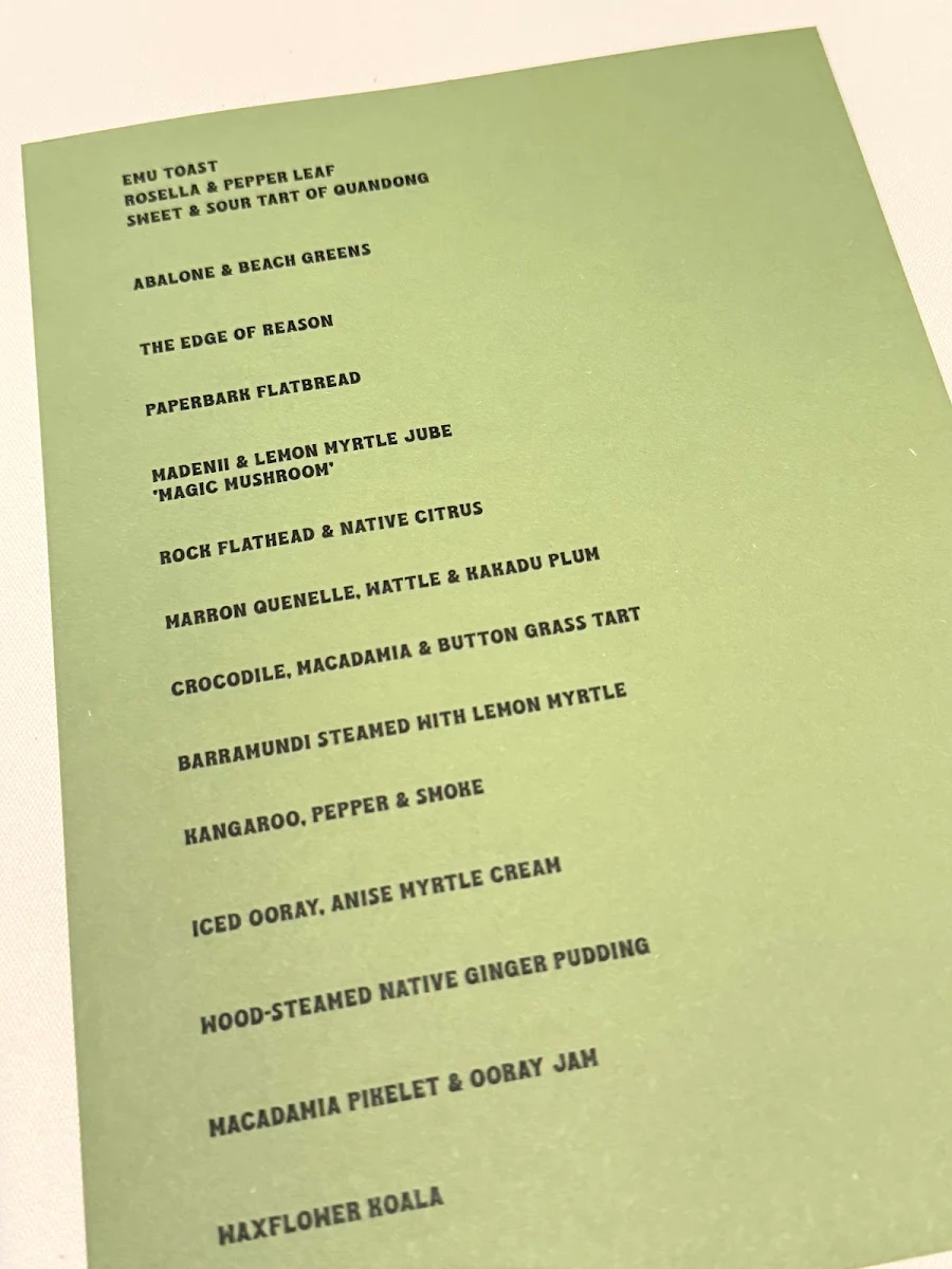 Menu, Attica
