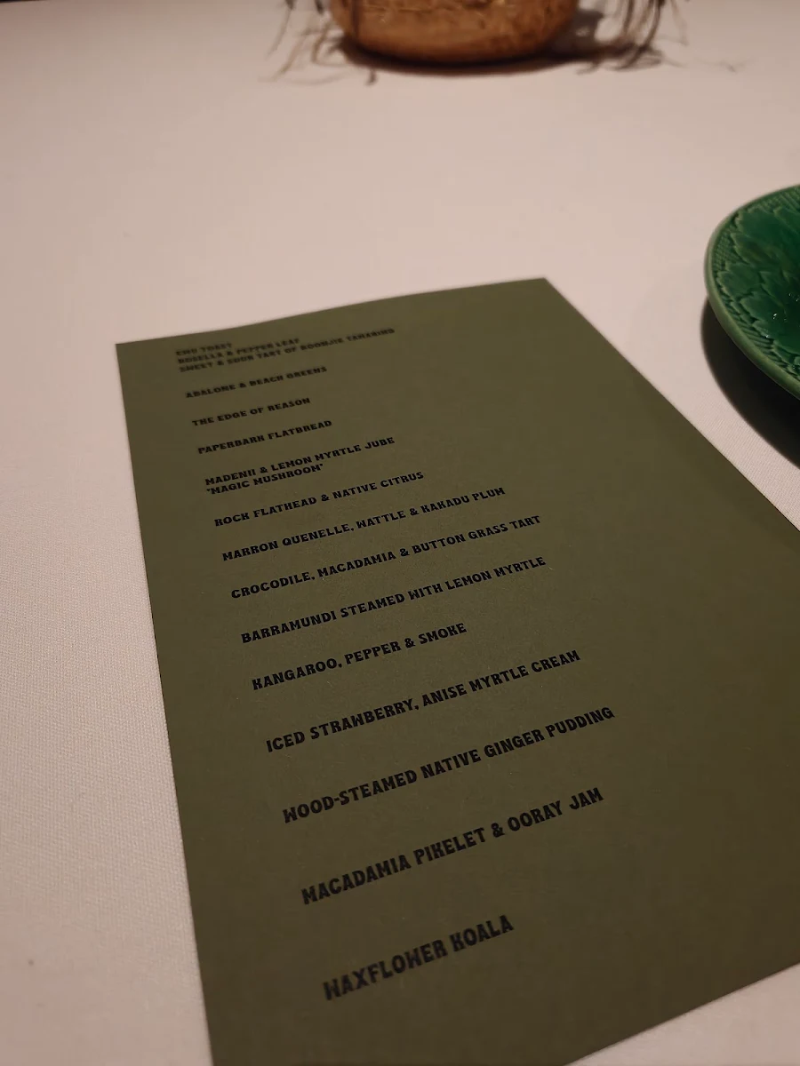Menu, Attica