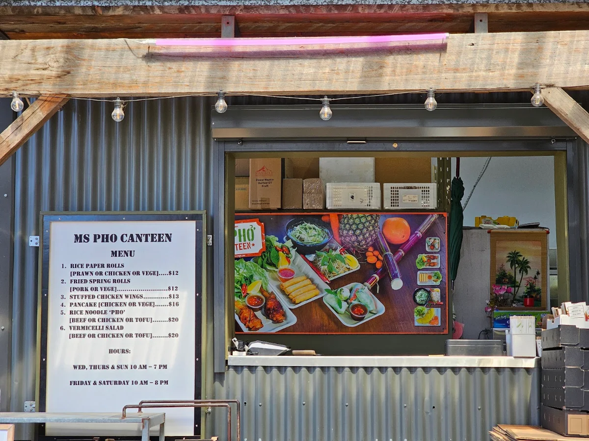 Menu, Ms Pho Canteen