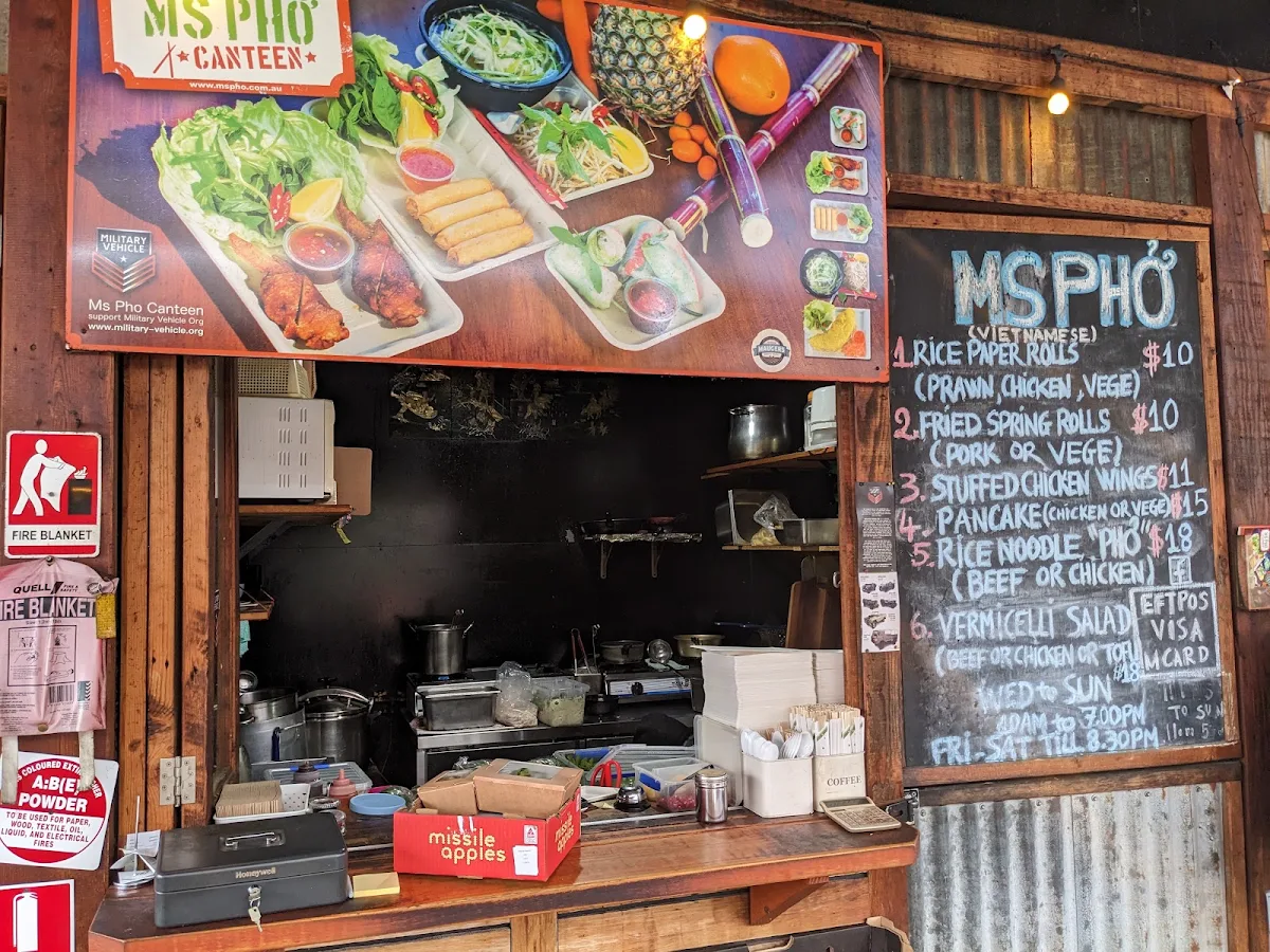 Menu, Ms Pho Canteen