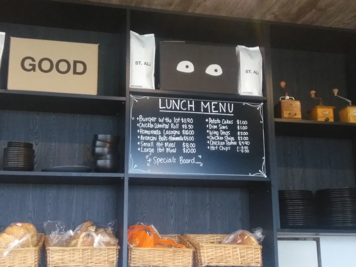 Menu, The Whitfield Grind Cafe