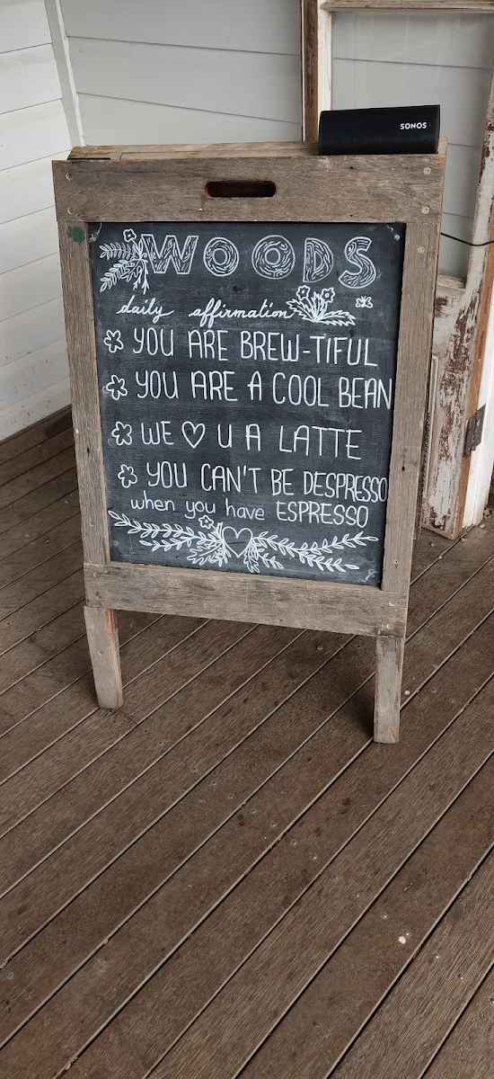 Menu, WOODS Bangalow