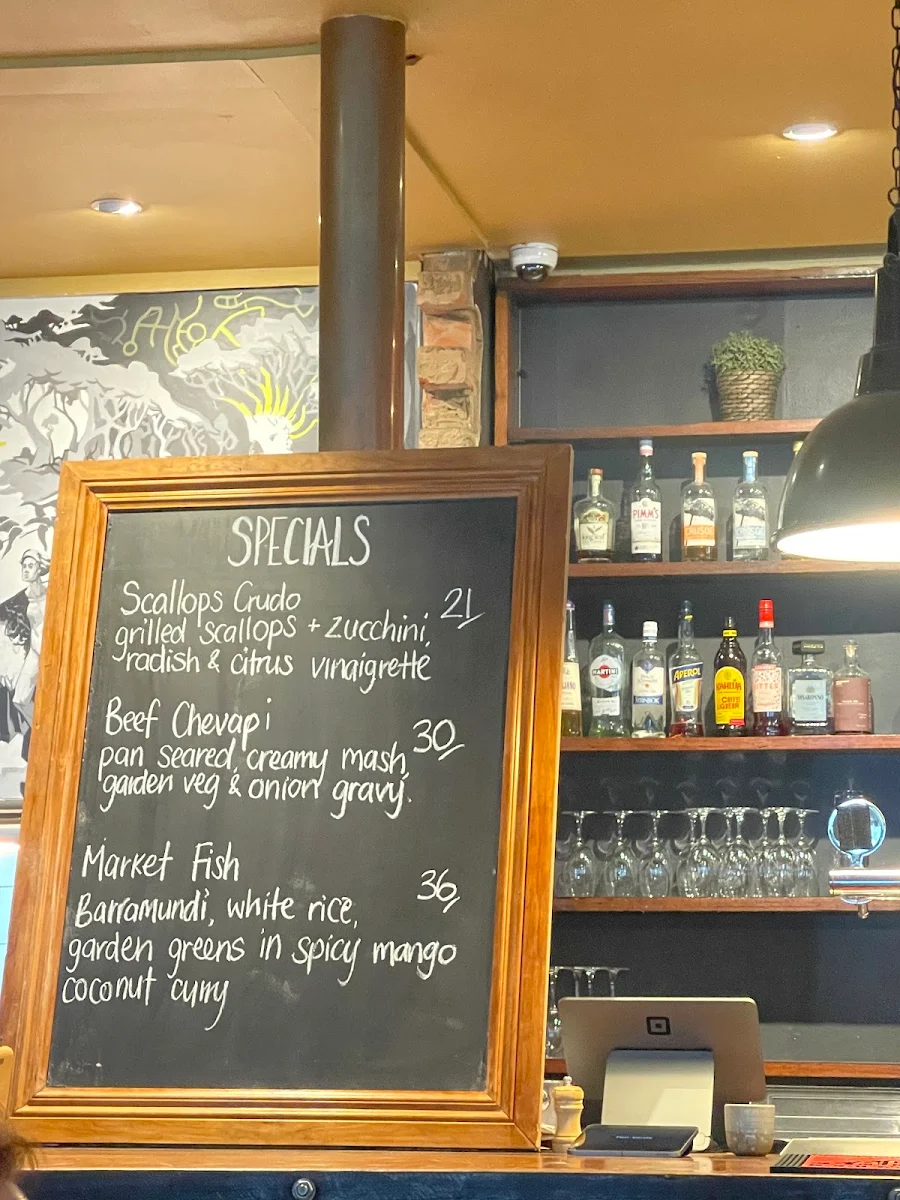 Menu, 10 Yards