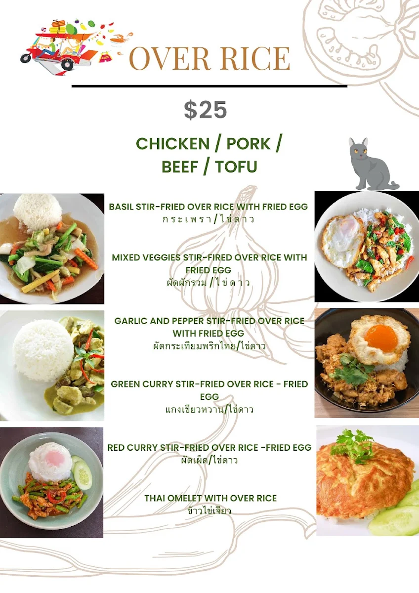 Menu, La Grava