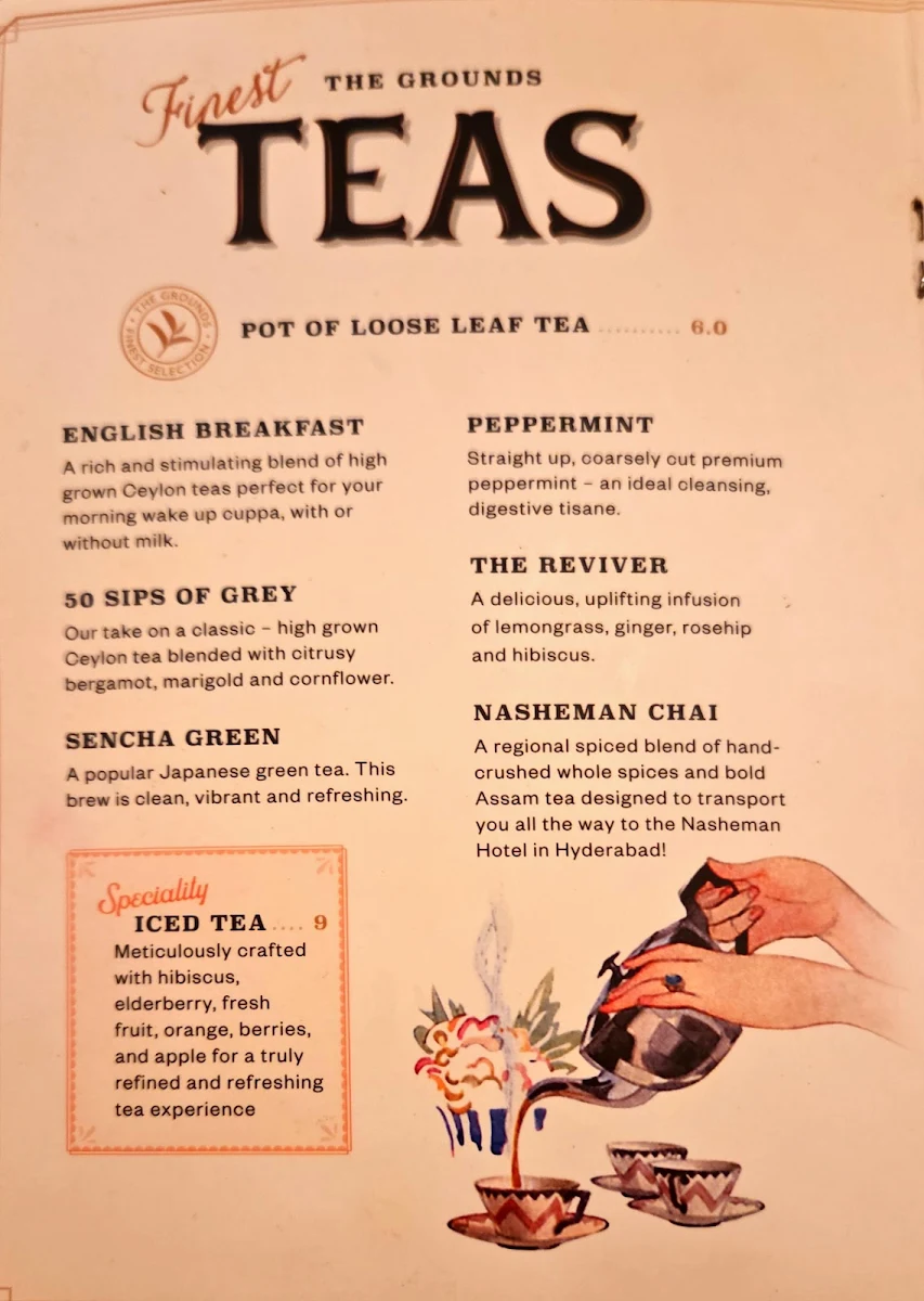 Menu, The Grounds of The City