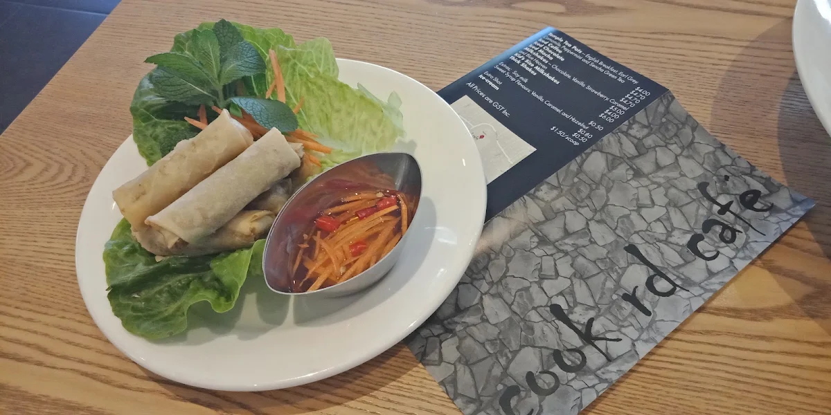 Menu, Cook Rd Café