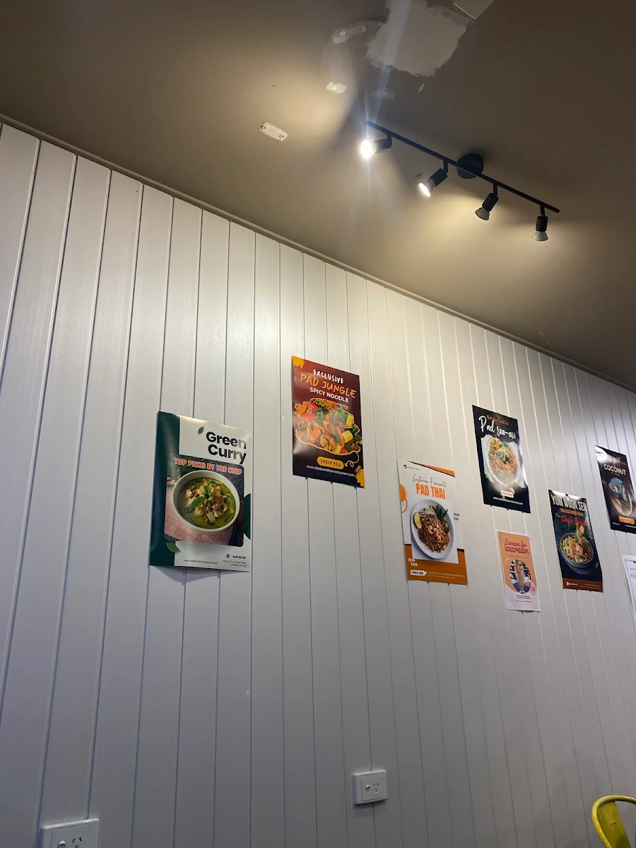 Menu, St Albans Thai Restaurant