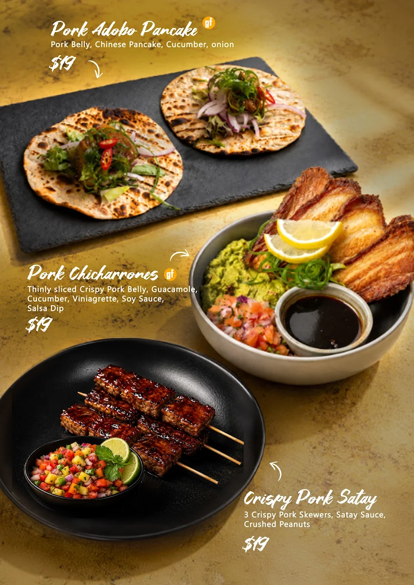 Menu, Drunken Monkey Cafe Bar & Restaurant Broadbeach