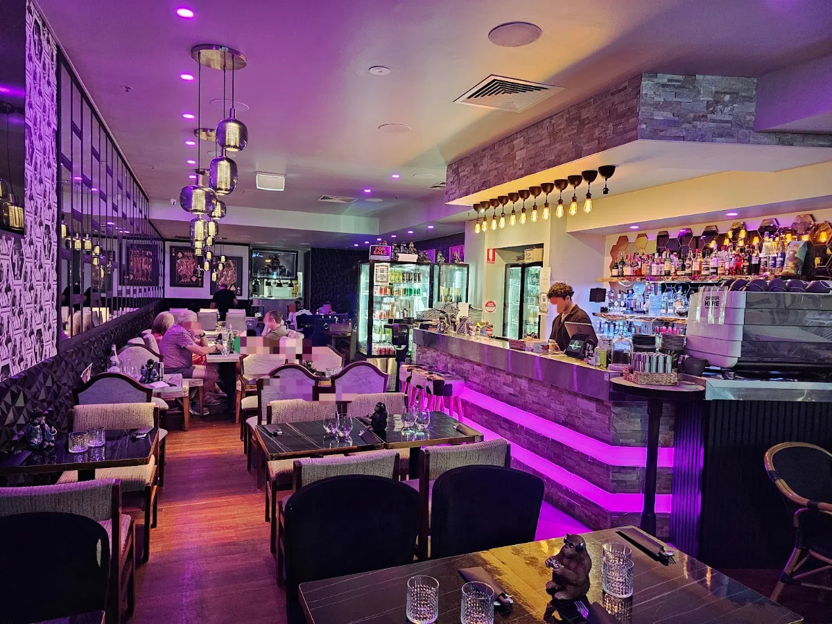 Vibe, Drunken Monkey Cafe Bar & Restaurant Broadbeach