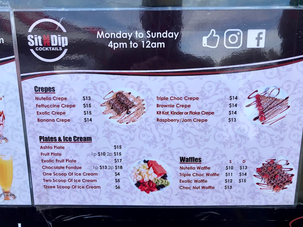 Menu, Manoush w Saj