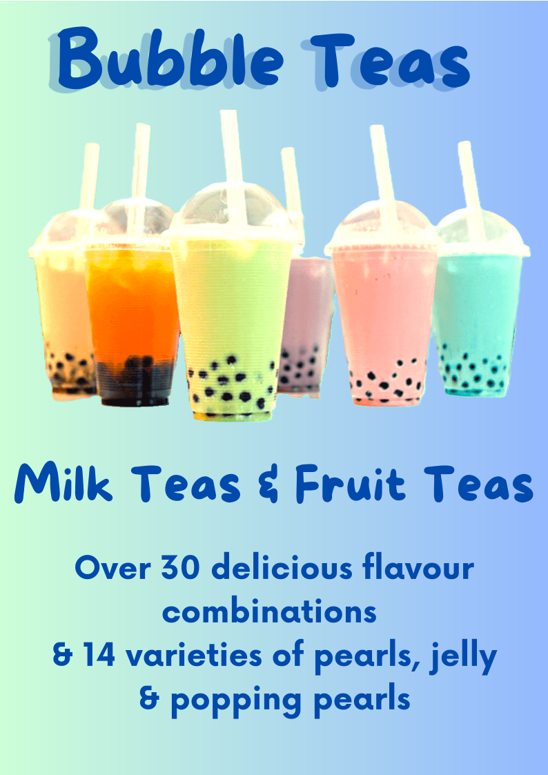 Menu, Lancelin Icecream & Bubble Tea