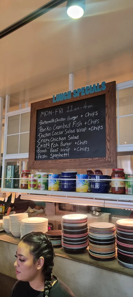 Menu, Hotel Beach House Garden City