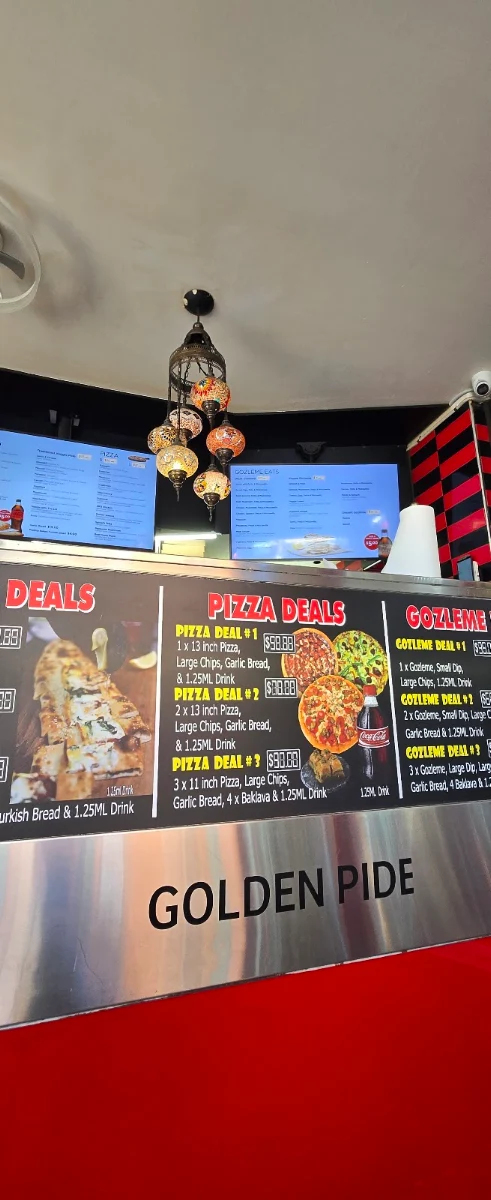 Menu, Golden Pide