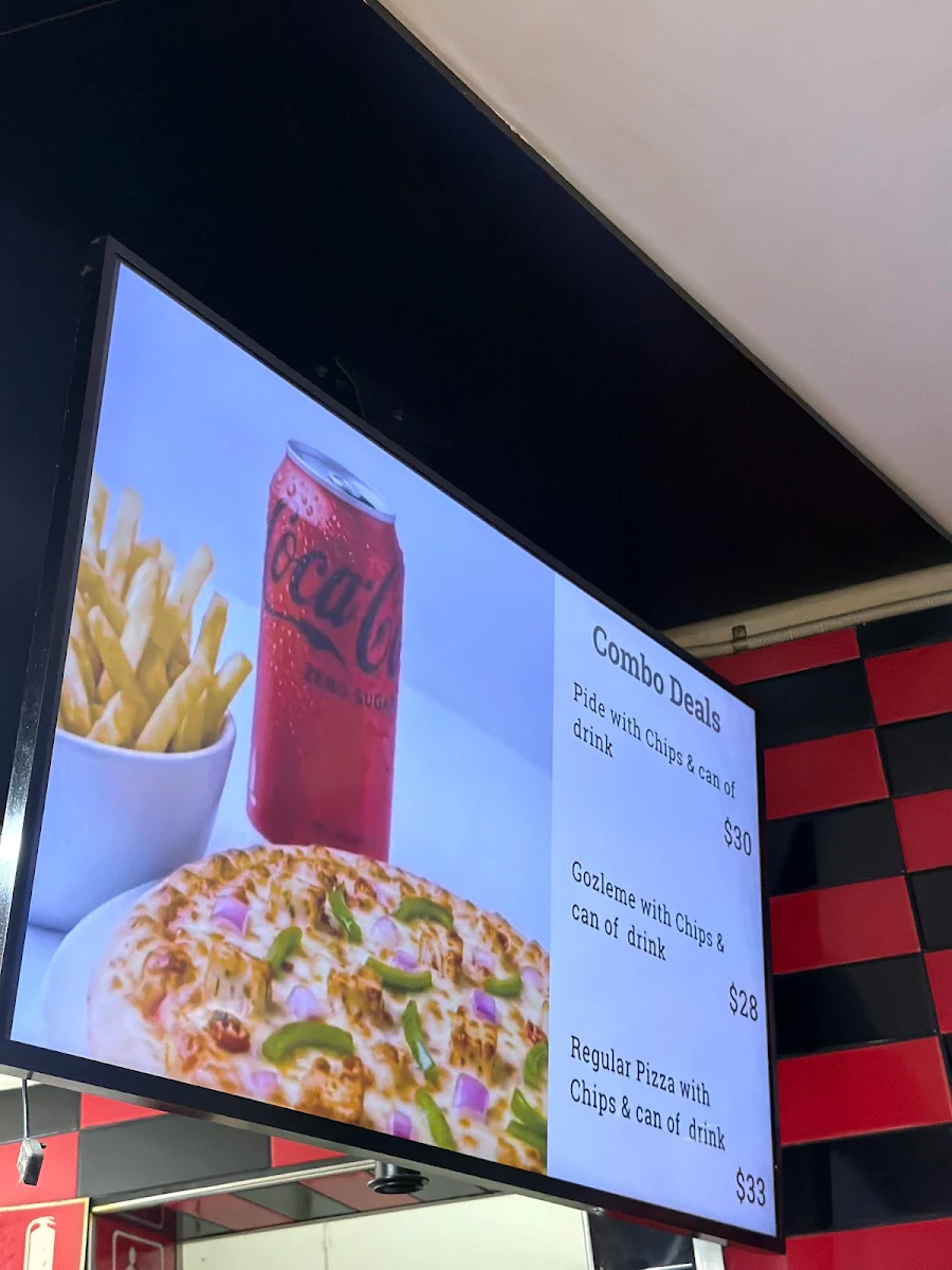 Menu, Golden Pide