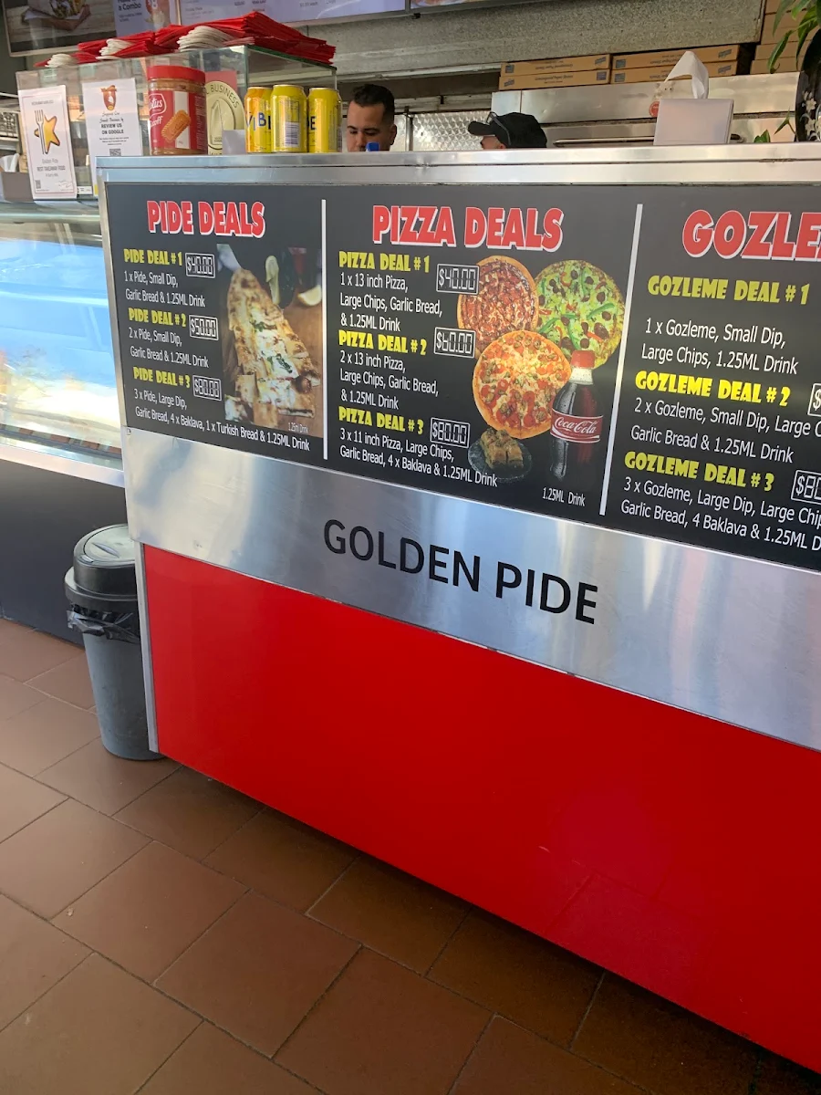 Menu, Golden Pide