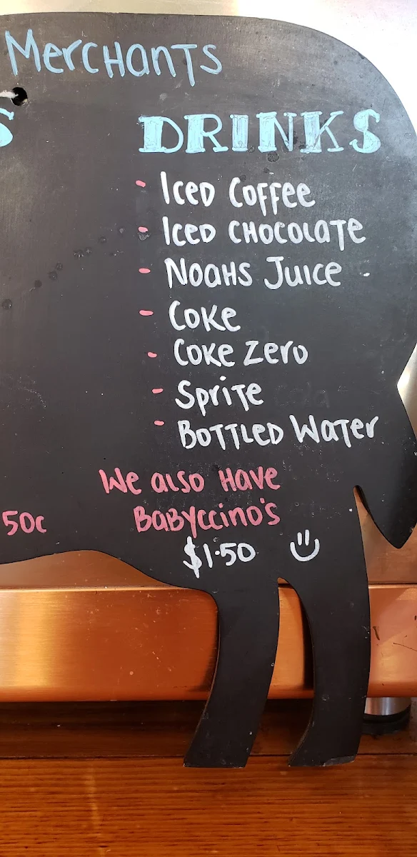 Menu, Tucker Road Coffee Merchants