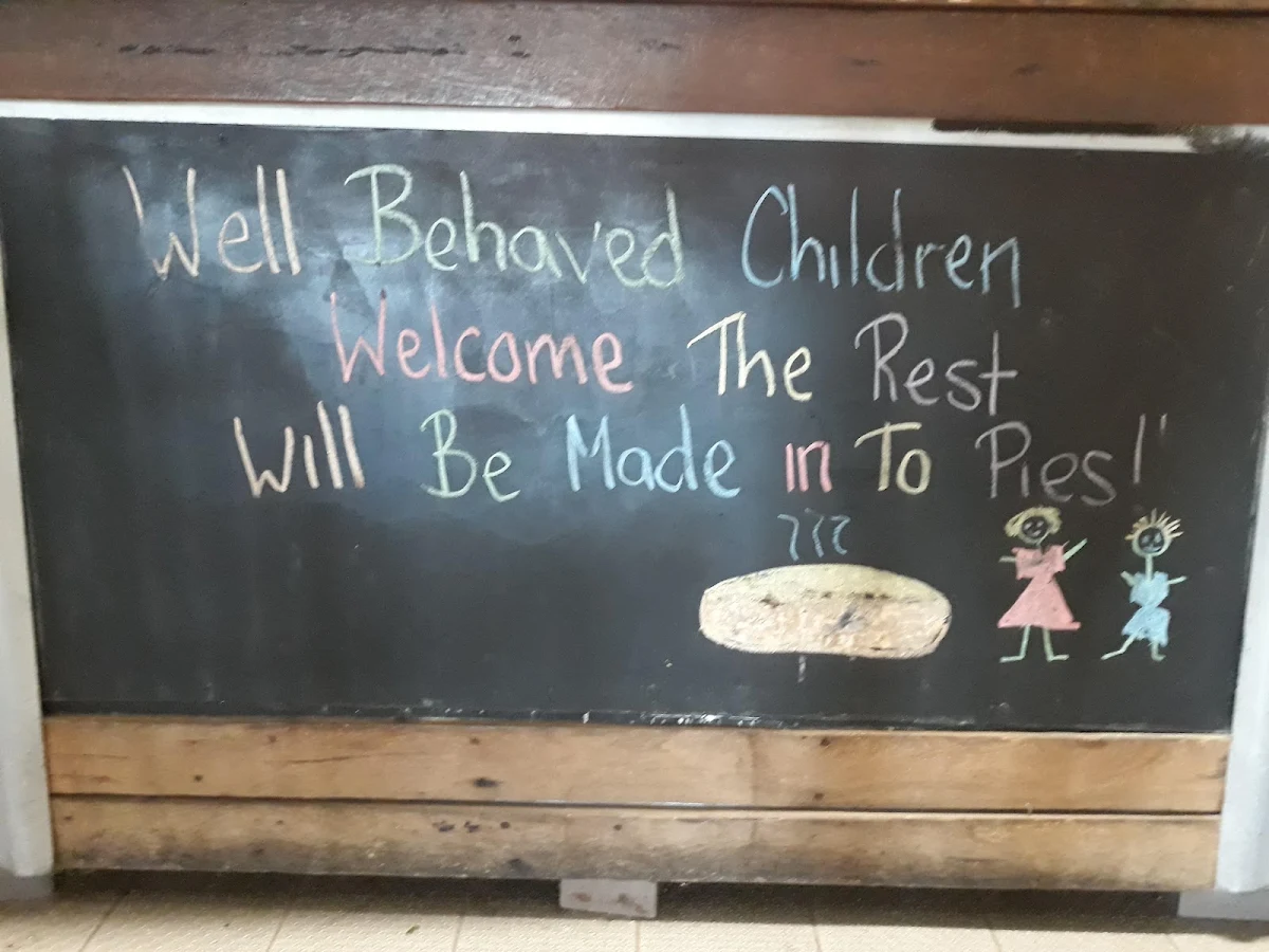 Menu, Jamberoo Pub