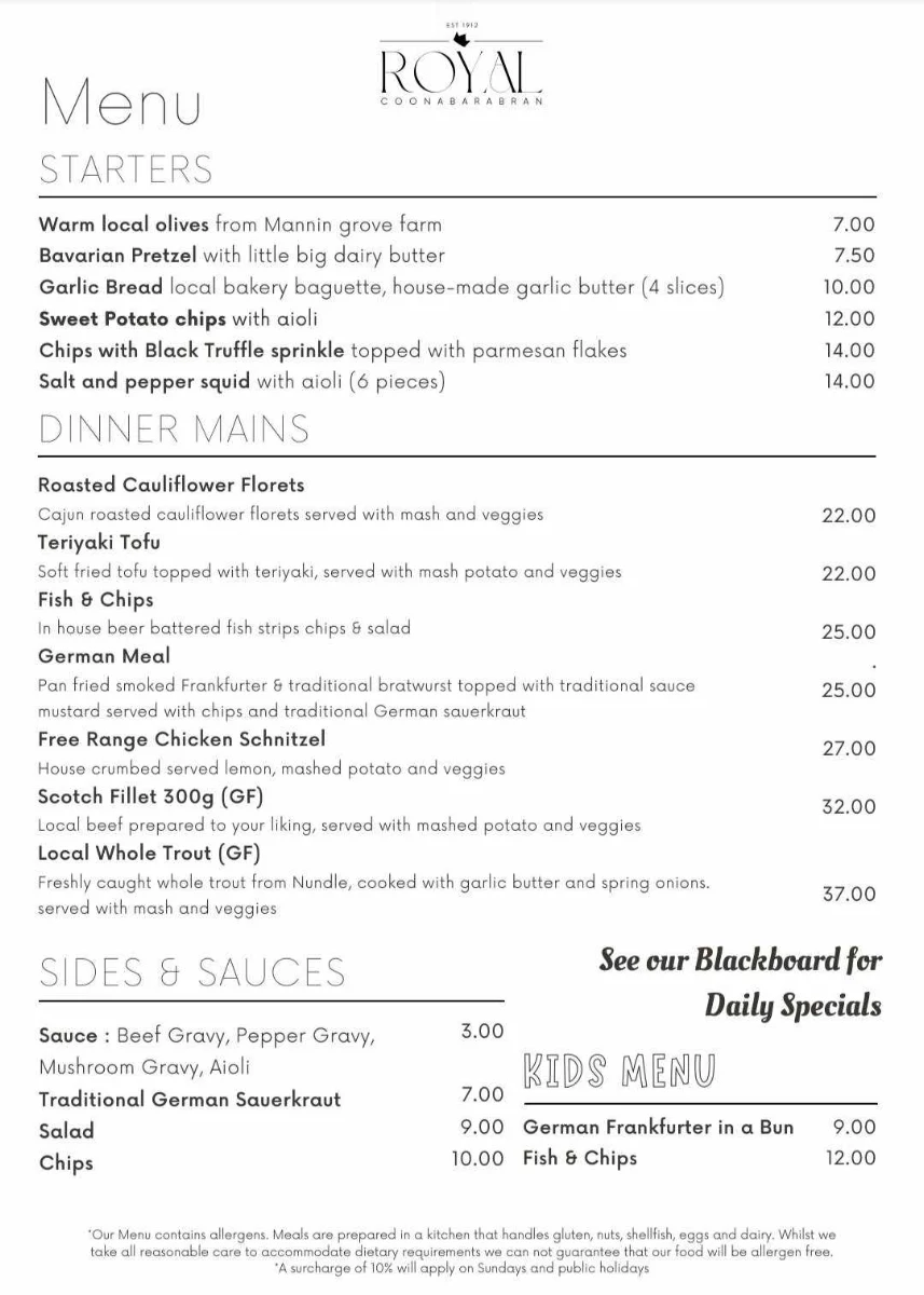 Menu photo 1