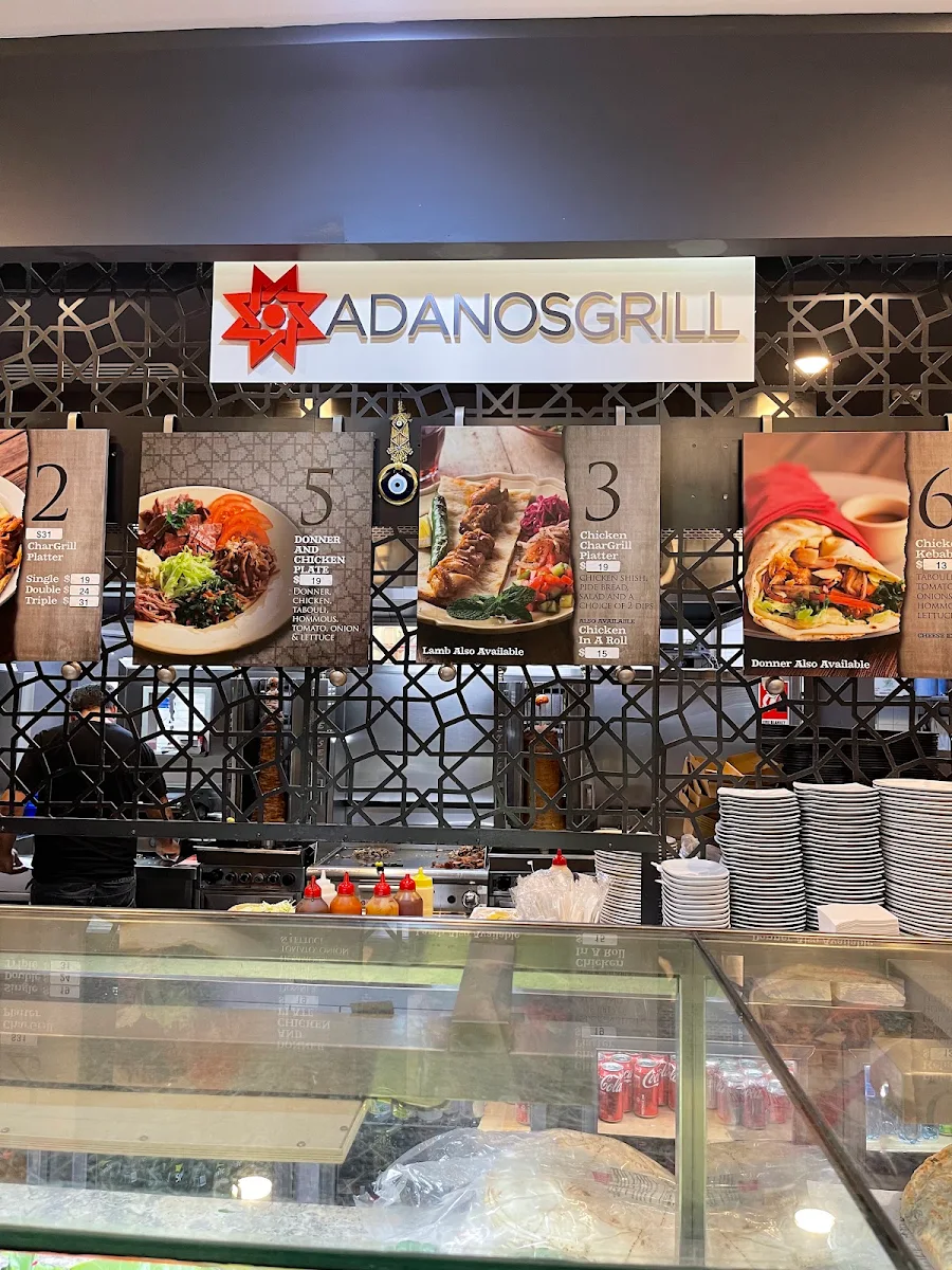 Menu, Adanos Grill