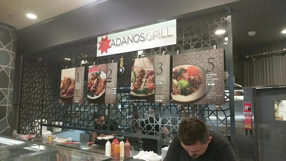 Menu, Adanos Grill
