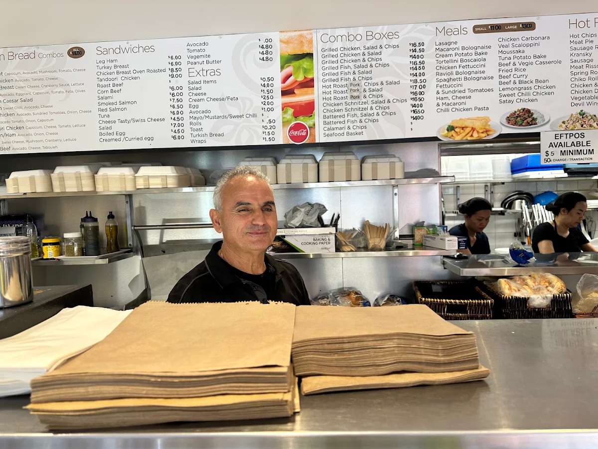 Menu, St Peter's Café on Wentworth