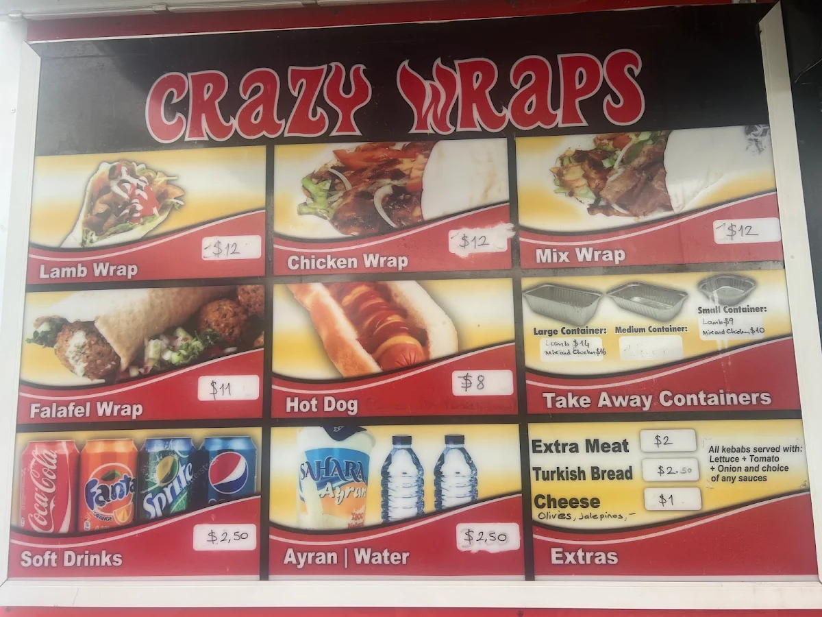 Menu, Hektik Kebabs