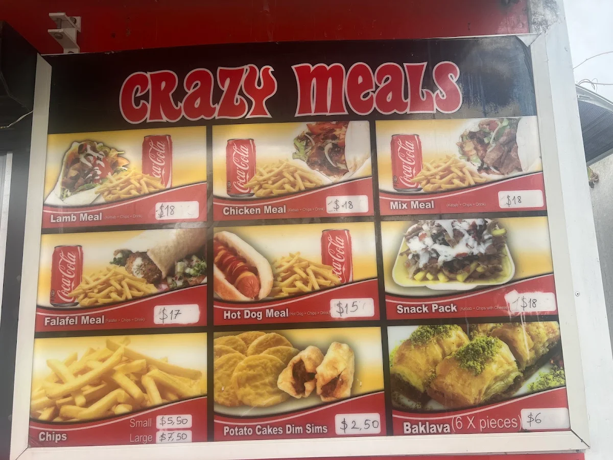 Menu, Hektik Kebabs