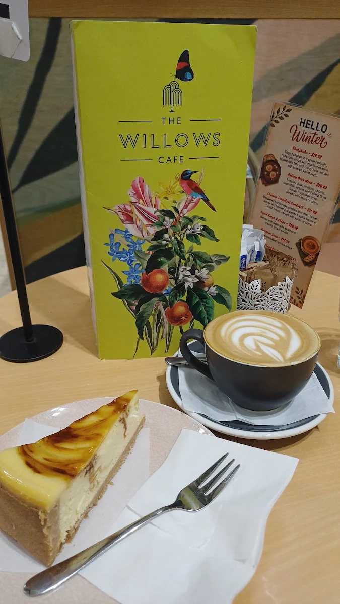 Menu, The Willows cafe
