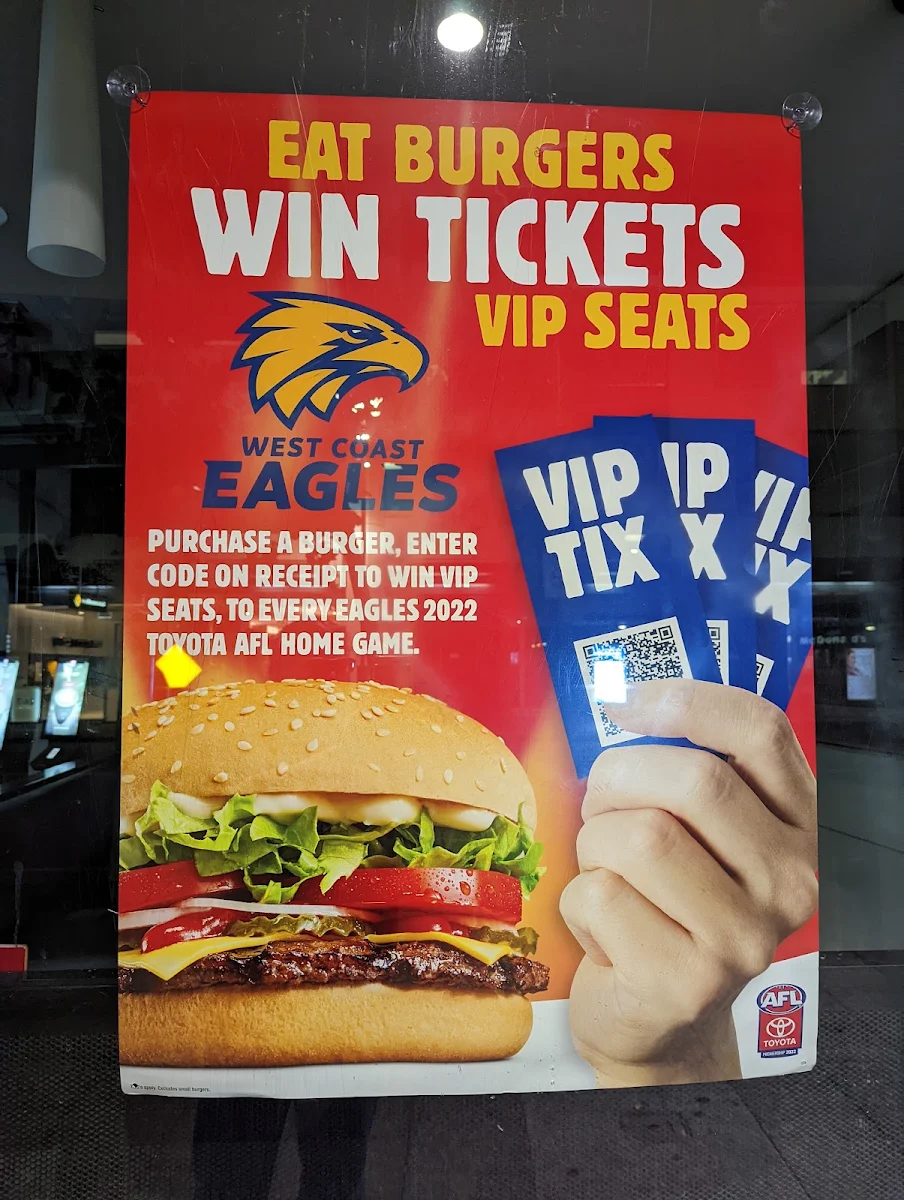 Menu, Hungry Jack's Burgers William Street