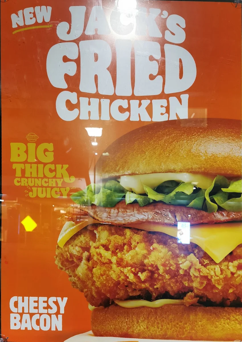 Menu, Hungry Jack's Burgers William Street