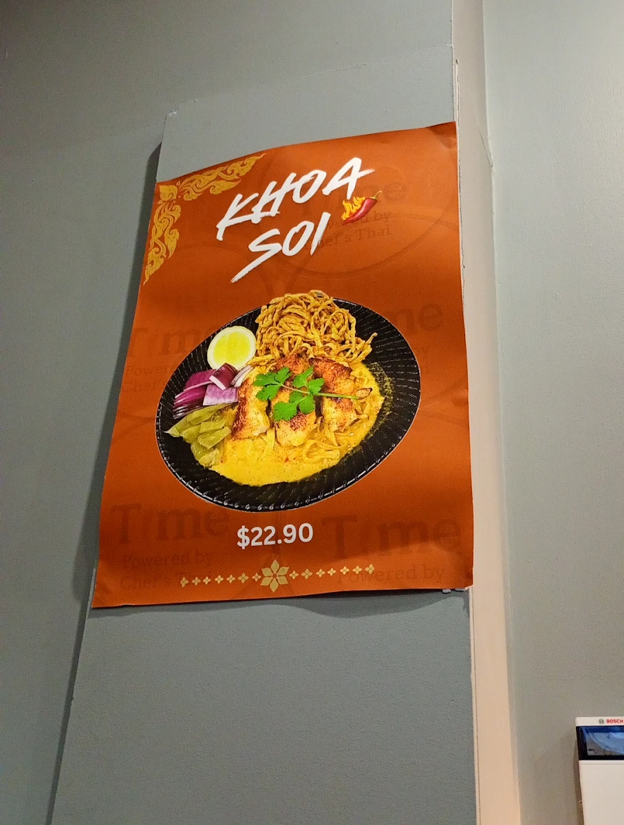 Menu, Thai’s Time
