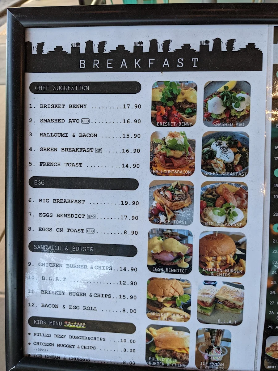 Menu, Tasty Kitchen- cafe & Asian Restaurant