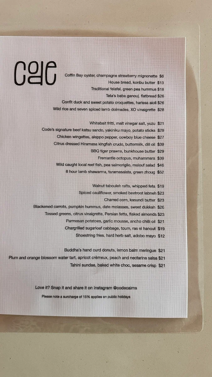 Menu photo 1
