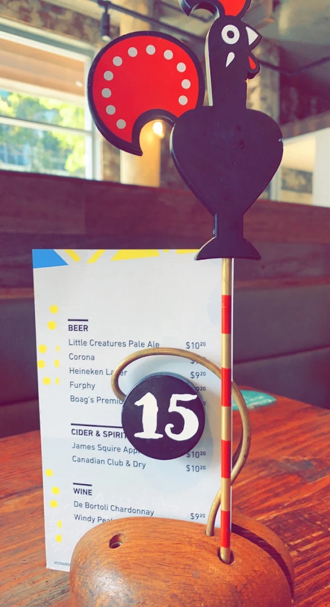 Menu, Nando's Alexandria